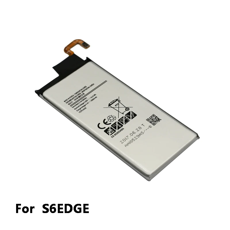 

High Quality Mobile Phone Battery Eb-Bg925Abe For Samsung Galaxy S6 Edge Galaxy S6Edge S6E Batteries, Silver
