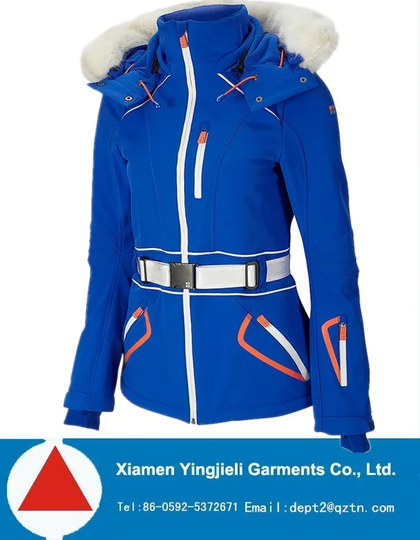 womens ski coats with fur hood