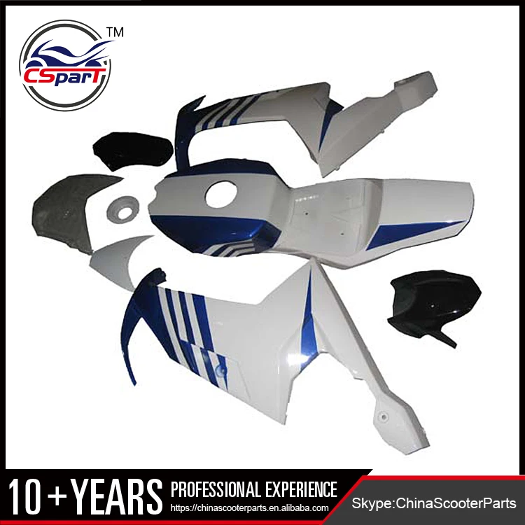Plastic Fairing Kit Fender Plate Guard Cover For Mini Moto Pocket Bike