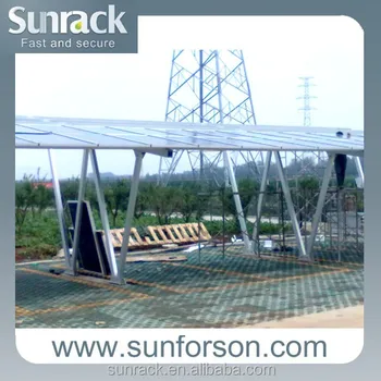 Car Parking Solar Panel Racking Support Solution Pv Mounting
