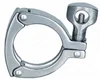 Heavy duty 3 inch steel pipe clamp with rubber ring