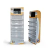 Supermarket Promotion Stackable Cardboard Product Display Stand,Merchandising Cardboard Shipper Display Stand with LCD Screen