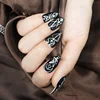 Melason High Quality Full Cover Bride Wedding False Nail Art Wrap Sticker 24 Pieces Hotsell Decorated Artificial Nails