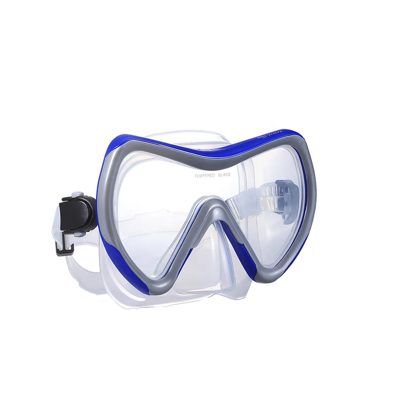 

Customize oceanic pvc silicone skin diving mask for diving clear