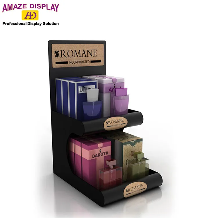 High Quality 2step Acrylic Countertop Display Racks Perfume Display