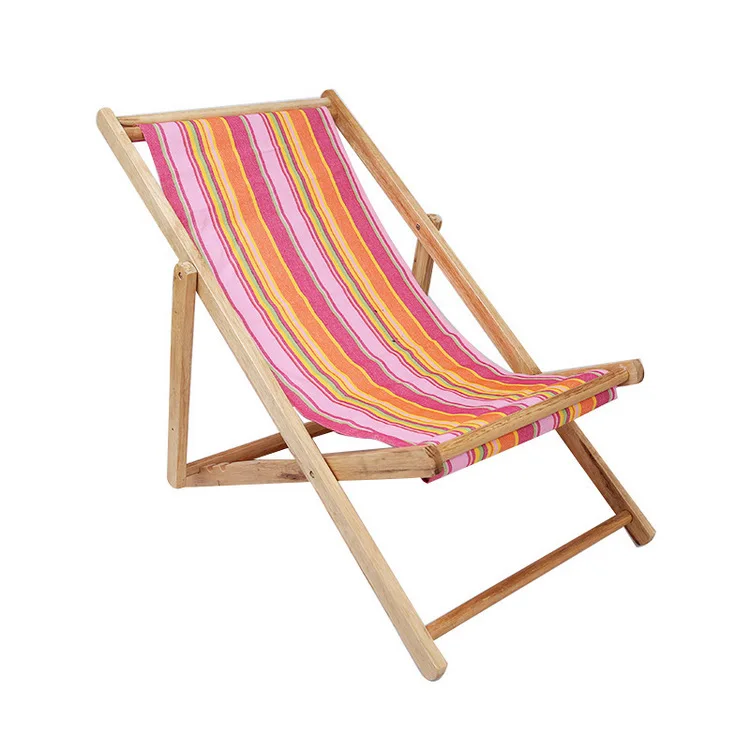 Wooden Folding Chair Seat Outdoor Camping Leisure Picnic Beach Chair