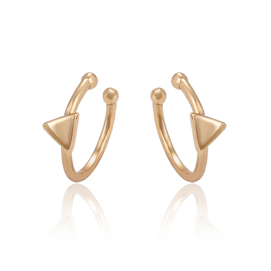 

96265 xuping shopping online unique shape special designs 18k gold stud earrings