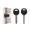 Professional Cutaway Inside View of Both End Practice Padlock Lock 7 Pin Pick Lock Training Skill Pick for Locksmith Beginner