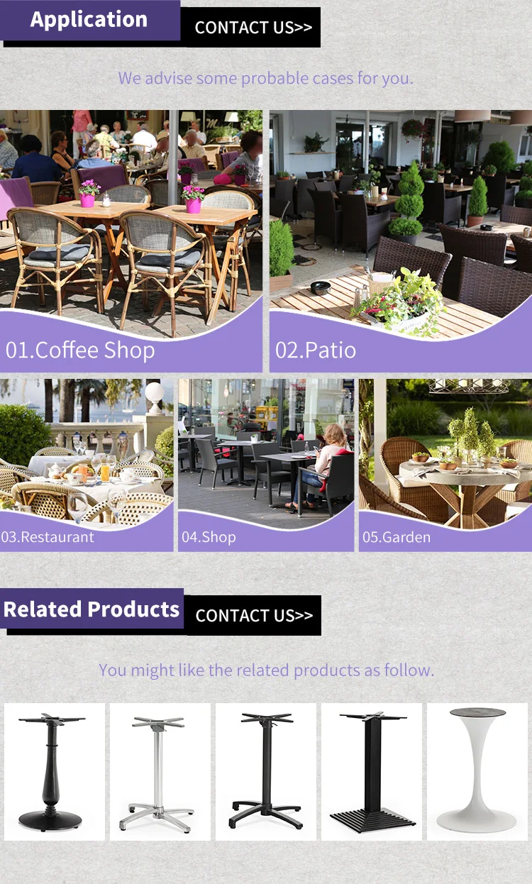 Cheap Stainless Steel Coffee Dining Cafe Tulip Cast Iron Metal Crank Table Base For Marble