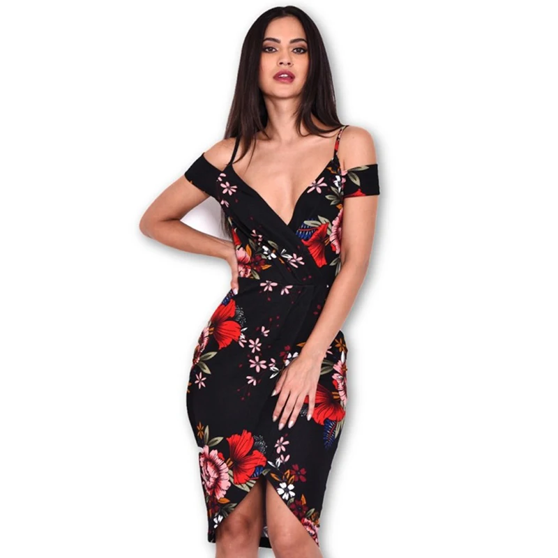 

Women Fashion Backless Casual Dress Female Fashion Printed Summer Wear Sexy Sling Short Evening Dress, N/a