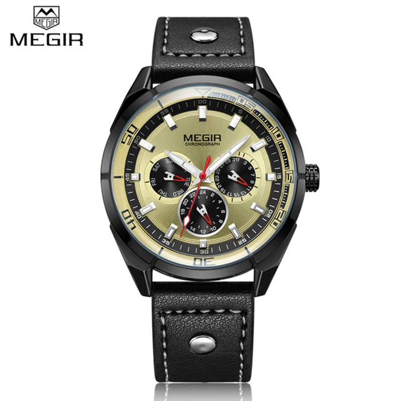 

MEGIR Creative Army Military Watches Men Luxury Brand Quartz Sport Wrist Watch Clock Men Relogio Masculino Erkek Kol Saati