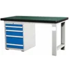Workshop Anti-static Heavy Duty Work Table Industrial Desk Particleboard Mfc Garage Cabinet