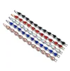 Statement Vintage Colorful Crystal Claw Chain Bridal Bracelets Bangles