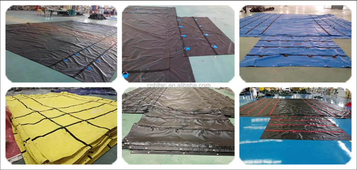 Custom Black Vinyl Lumber Hauler Tarps,Flatbed Trailer Tarps,18oz Steel