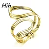 High quality saudi gold jewelry new design bangles copper 18K gold plated kada designs for women