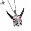 Custom Charm Silver Pendant Stainless Steel Rhinestone Bull Pendant Design