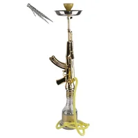 

Wholesaler big size AK47 resin shisha DIY hookah