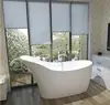 K-8811 Made in China freestanding solid surface home spa, freestanding bathtub stone slipper tub