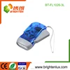 Factory Supply Small Pocket Plastic Material Hand Press Charge 3 Led Torch 3*AG10 Battery Cheap hand operated dynamo flashlight