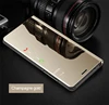 For Samsung Galaxy A7 A9 2018 Luxury Touch Mirror Smart Flip Stand Case Cover For J4 J6 Plus 2018 EU Leather Case A6 Plus 2018