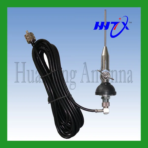 Cb Radio Whip Antenna With Dv Mount 55550mhz 1/4wave Mobile Cuttable