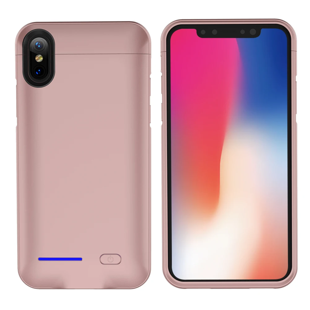 

Portable Battery Case 4000mAh Power Case for iPhone X Rechargeable Cover Case