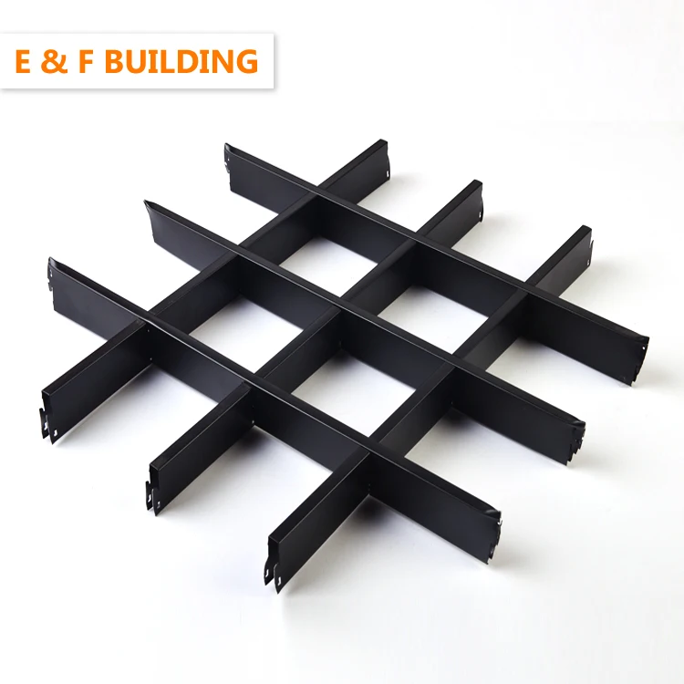 Kommerzielle Offen Zellige Gitter Deckens Ystem Design Dekorative