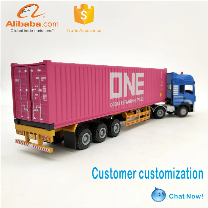 1 50 diecast container truck model container truck model model container truck with scale