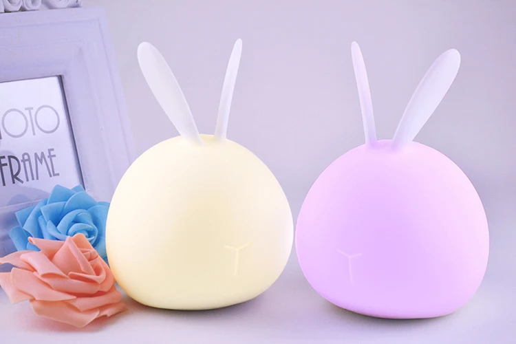 Food Grade Silicone Night Light Indoor Baby Night Light Lamp For Bed