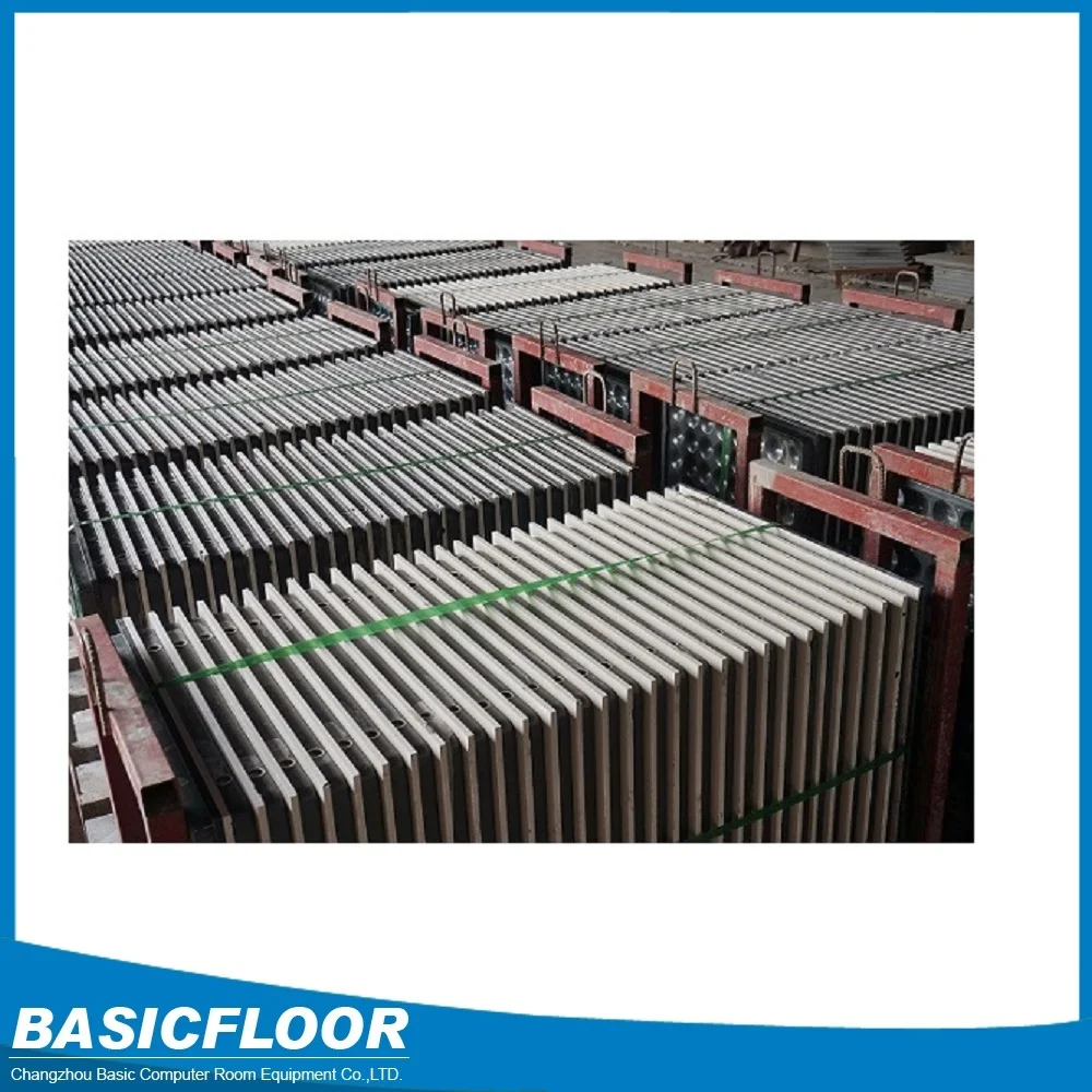anti static steel raised floor data center with ceramic covering
