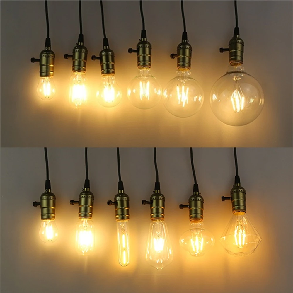 China led light bulb filament E26 E27 B22 4W 6W 8W energy saving led filament bulb, 360 degree filament led bulb