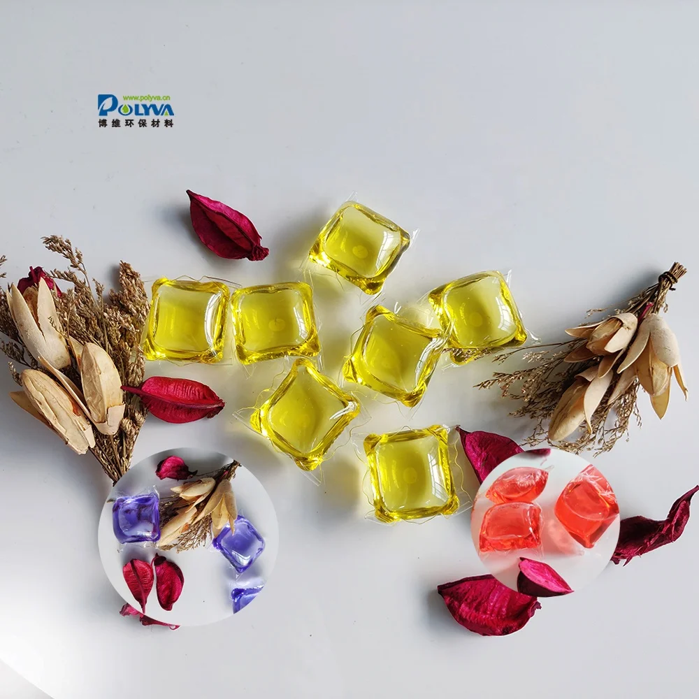 

8g OEM colorful and unit-does water soluble laundry pods for washing clothes, Pink and green