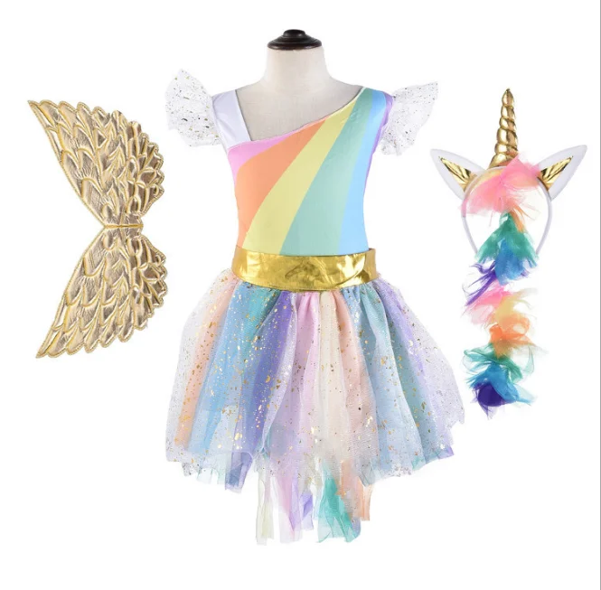 Summer Unicorn Tutu Dress Ruffles Baby Girls Unicorn Dress Buy Baby