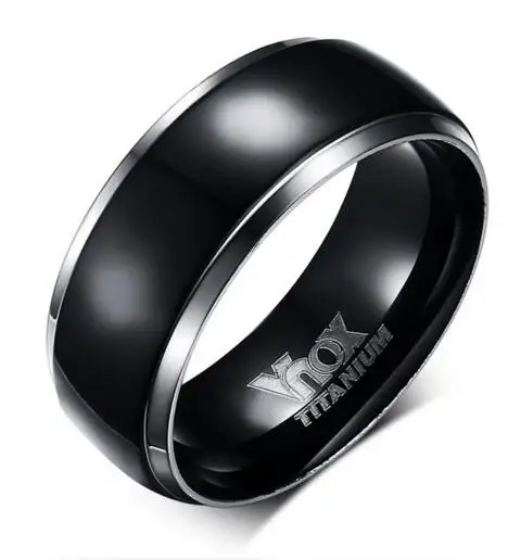 

fashion jewelry wholesale black titanium men's ring, Plating black