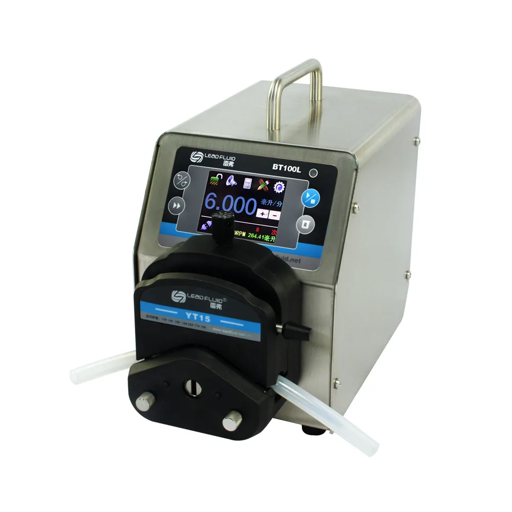 lead fluid large torque peristaltic pump bt100l