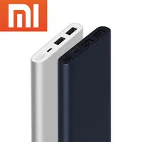 

Global Version Xiaomi Mi Power Bank 2S 10000mAh Mi PowerBank 2S Dual USB Backup Battery Metal Body