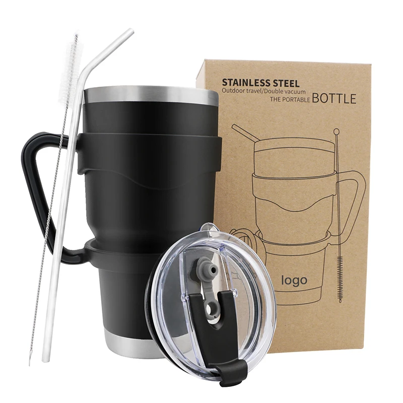 
WeVi 20oz and 30 oz Double Wall Stainless Steel Vacuum Insulated Coffee Tumbler With Straw Wholesale 