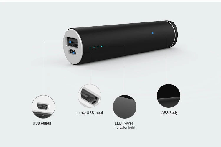 power bank 2500mah, mobile power supply, portable usb battery