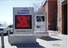 outdoor excellent image high brightness LED programmable sign display board moving text message p10 single color