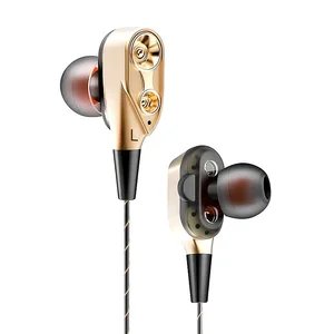 Stereo Headphones Double Action Earphones