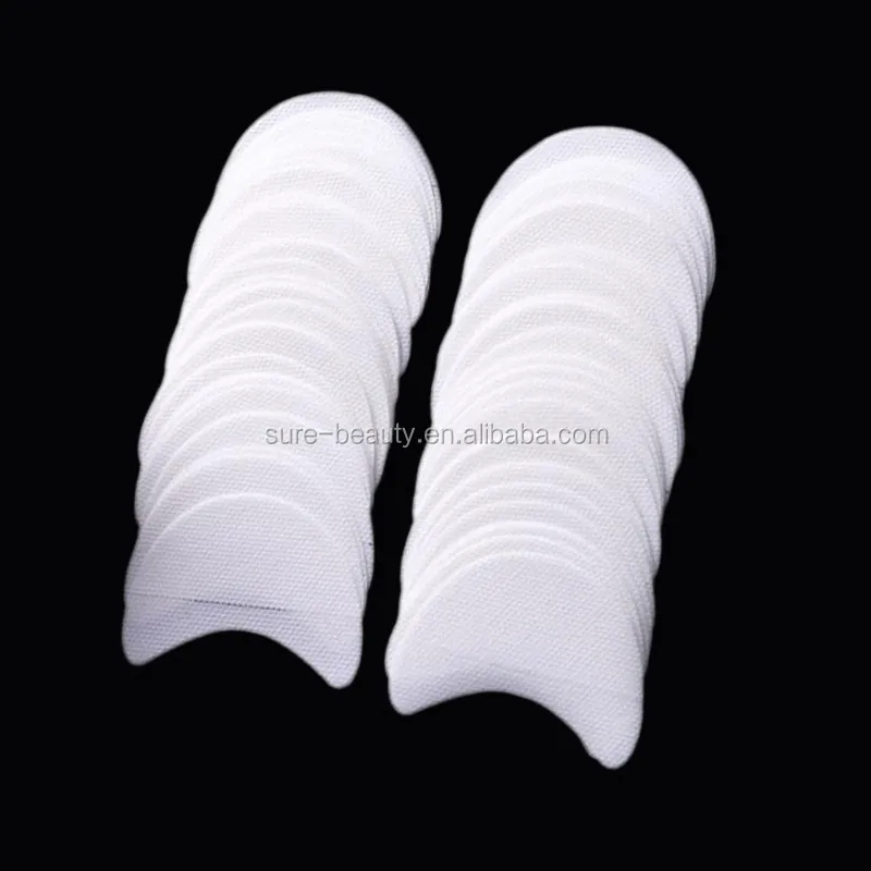 

OEM private label eyeshadow fallout shield eye patches for eyes makeup tools 100pcs per bag, White