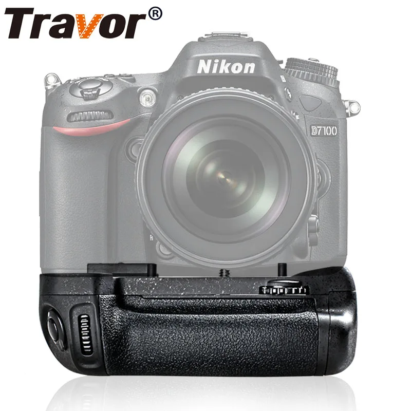 

Travor Vertical Battery Grip Holder For Nikon D7100 D7200 DSLR camera work with EN-EL15 battery as MB-D15 MBD15 MB D15, Black