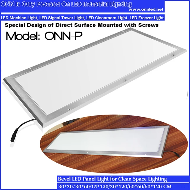 ONN-P1P hospital flat led light/cleanroom led panel lamp