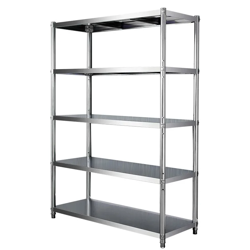 Display Stand Goods Shelves 5 Tiers Stainless Steel Factory Shelf Buy