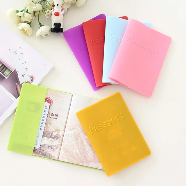 

PH02 Wholesale Custom Cheap Family Silicone Travel Wallet Personalized Passport Cover Holder