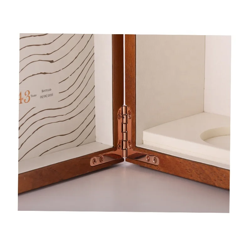
Manufacturer custom wine box with customized hinge and latch 