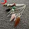 Golden Quartz 7 Chakra Rocket Pendulum / Chakra Pendulum From Agate Export