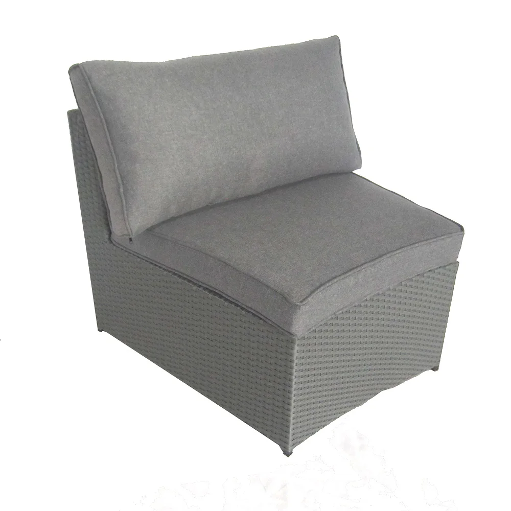 
Black round shape 10 seater sofa set designs patio garden rattan sectional furniture 