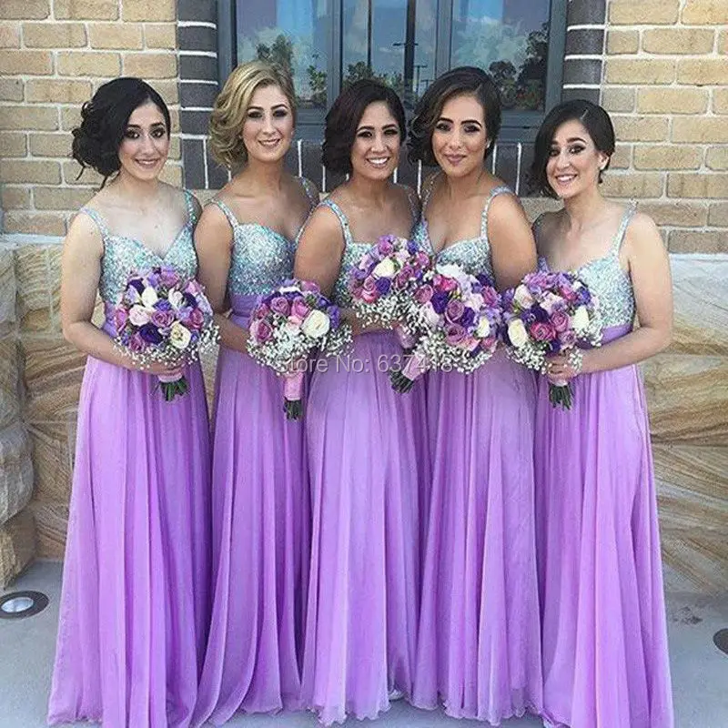 Vestido Dama De Honor Purple Lilac Lavender Bridesmaid Dress Vestido Dama De Honor Purple Lilac