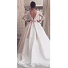 Muslin Country Bow Back Chinese Traditional Maternity Wedding Dress